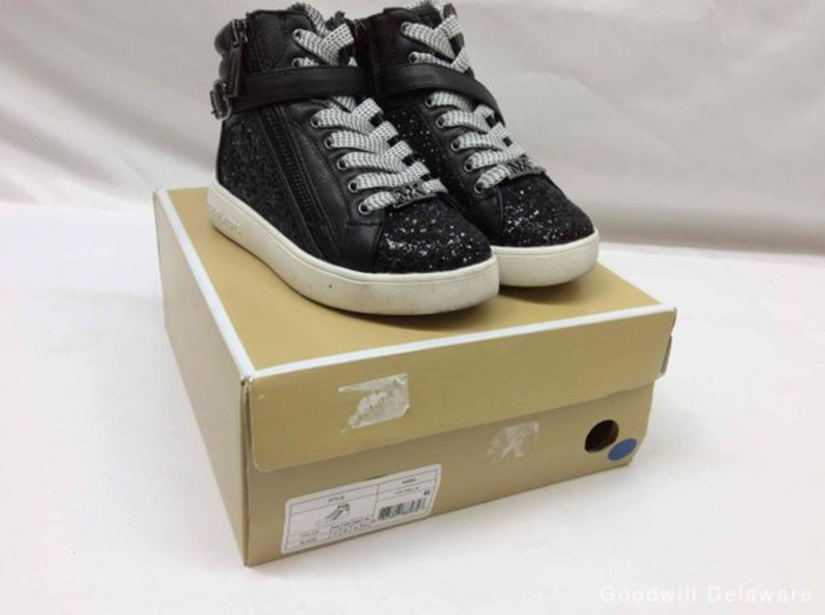 Michael kors black store high top sneakers