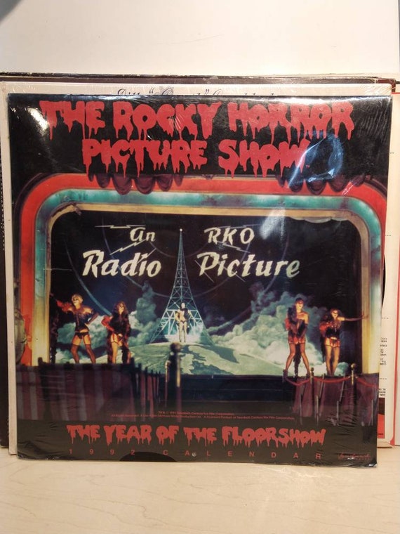The Rocket Horror Picture Show year of the Floor Show 1992 Calendar Sealed  Free Shipping - Etsy