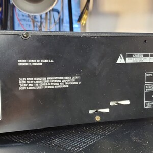 STÉRÉO DOUBLE CASSETTE Deck Modèle KX-57CW EUR 66,92 - FR