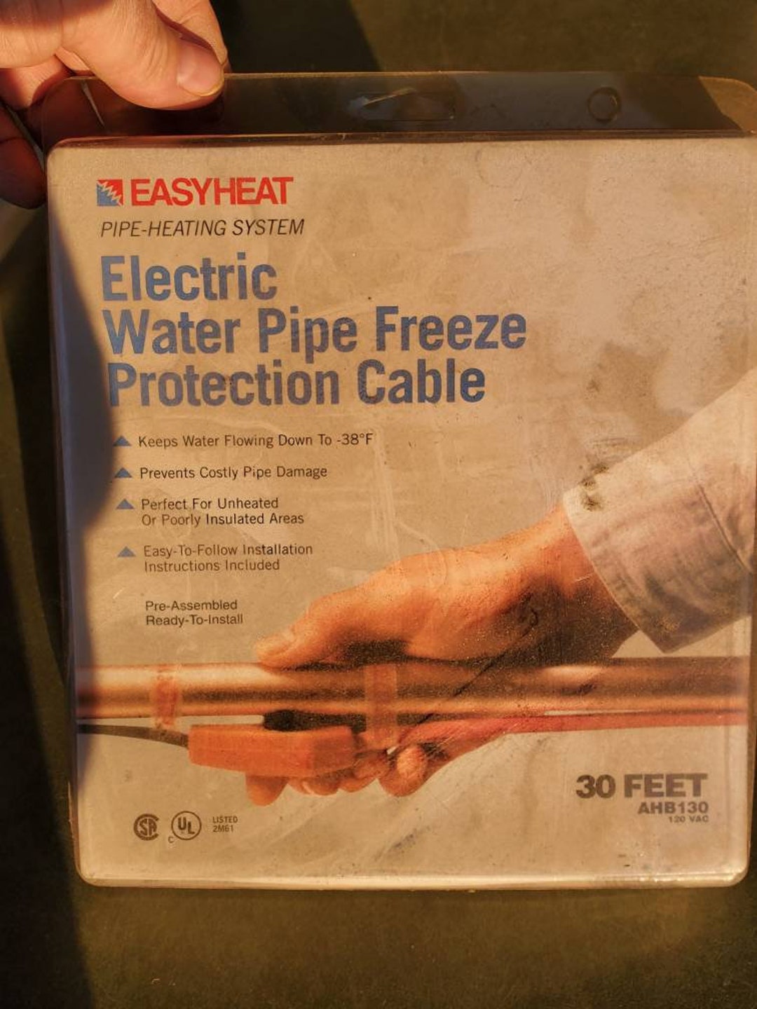Easy Heat AHB 30 Ft. Heating Cable for Copper Water Pipe. Free - Etsy