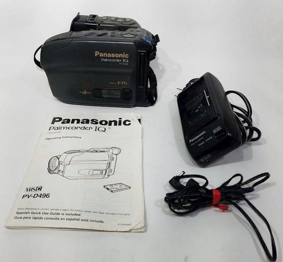 Panasonic Palmcorder IQ VHSC Camcorder Model PVD496. Tested. Etsy