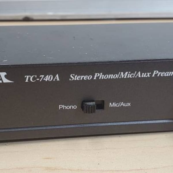 TEC TC-740A Variable Mic/Line/Phono Preamp. Tested. Works. Free shipping