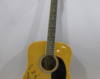 Vintage Noble Classical Acoustic Guitar with strap and bag. Free shipping