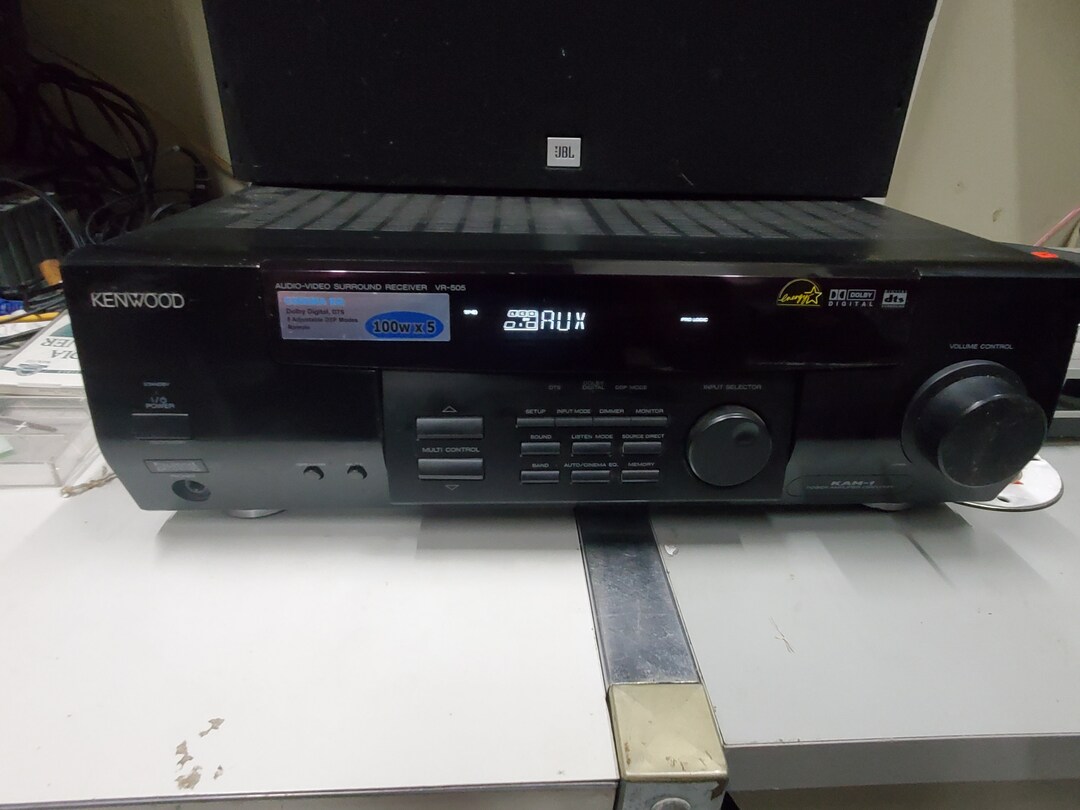 KENWOOD VR405 80 Watts/5.1 Channel Home Theater Audio/video Receiver