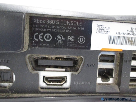 Consola Microsoft Xbox 360S vintage de 120 GB modelo 1439. - Etsy México