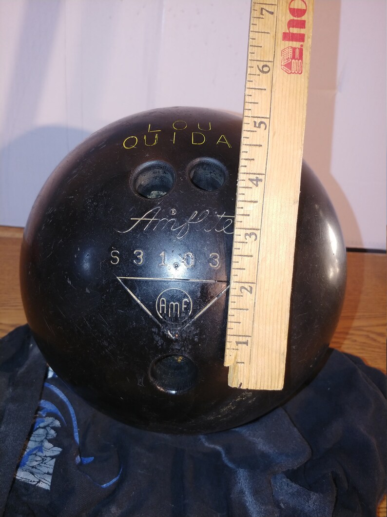 Vintage AMF Amflite S31.039 12 pound Bowling Ball Etsy