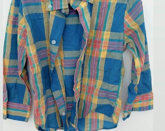 Kids boys button up vintage size 4