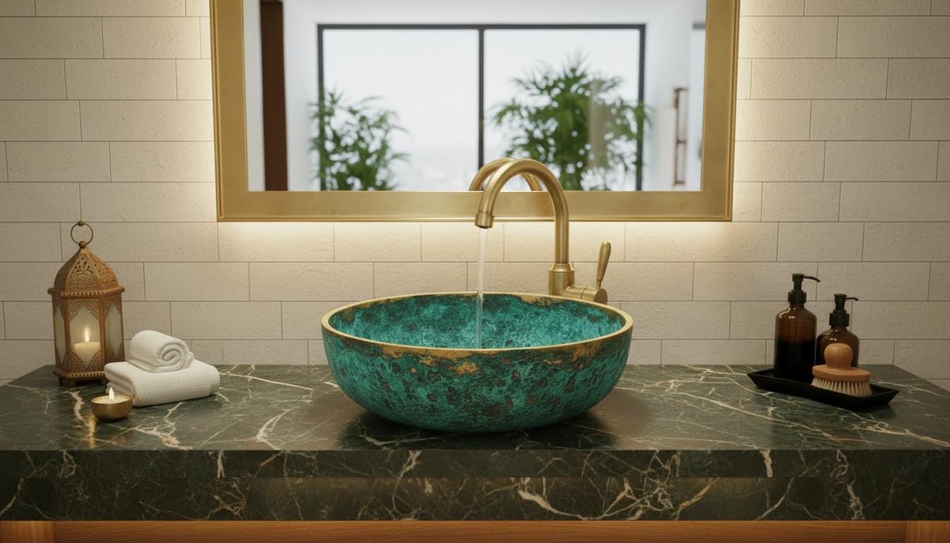 Newモロッコ 洗面台 Morocco sink wash - Etsy 日本