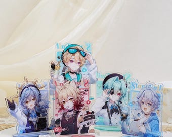 Honkai: Star Rail Phainon Anaxa Mydei Aventurine Sunday Chibi Acrylic Stand HSR Cute Character Standee