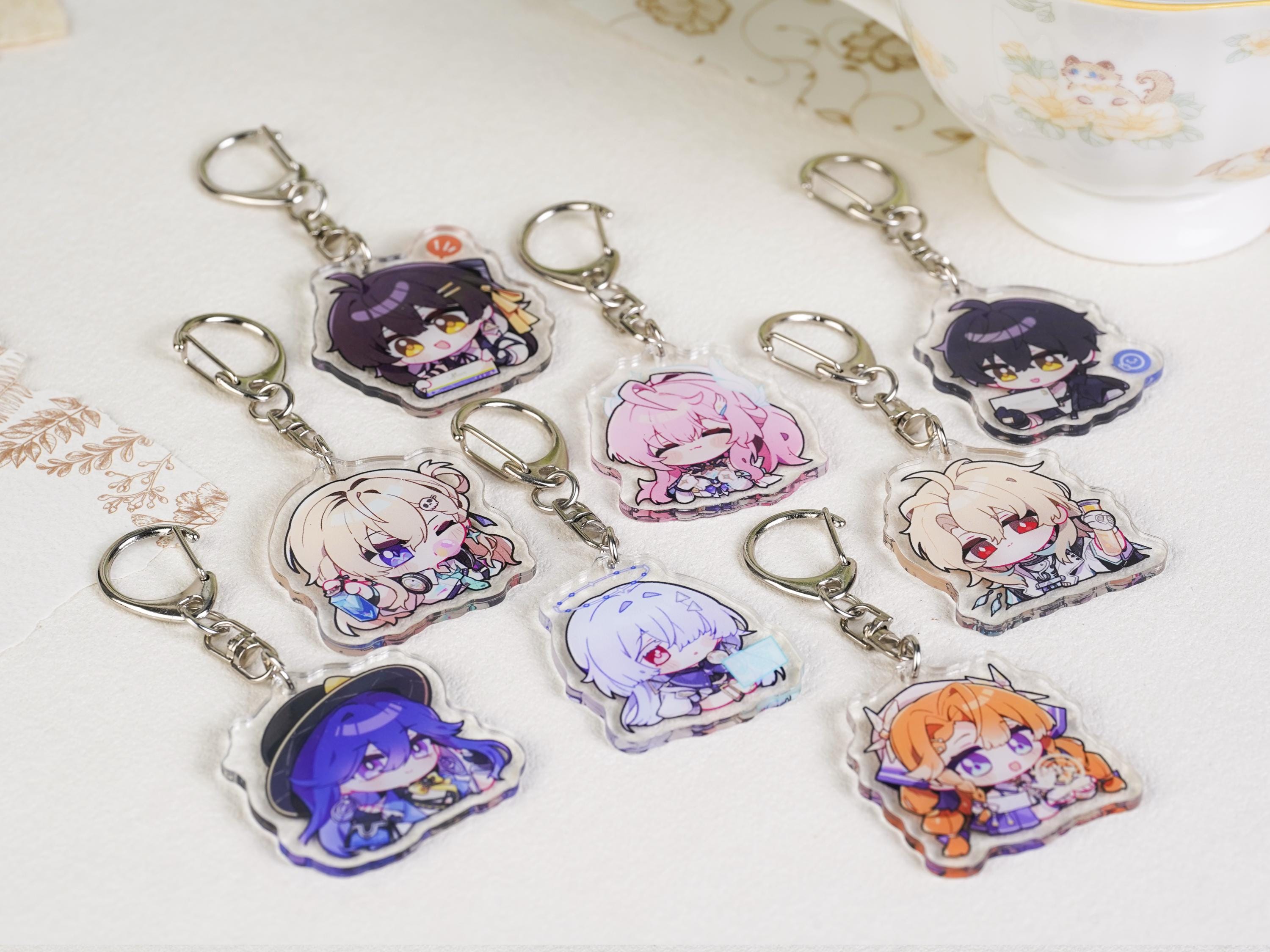 Wuthering Waves Aemeath Sigrika Herssen Acrylic Keychain WUWA