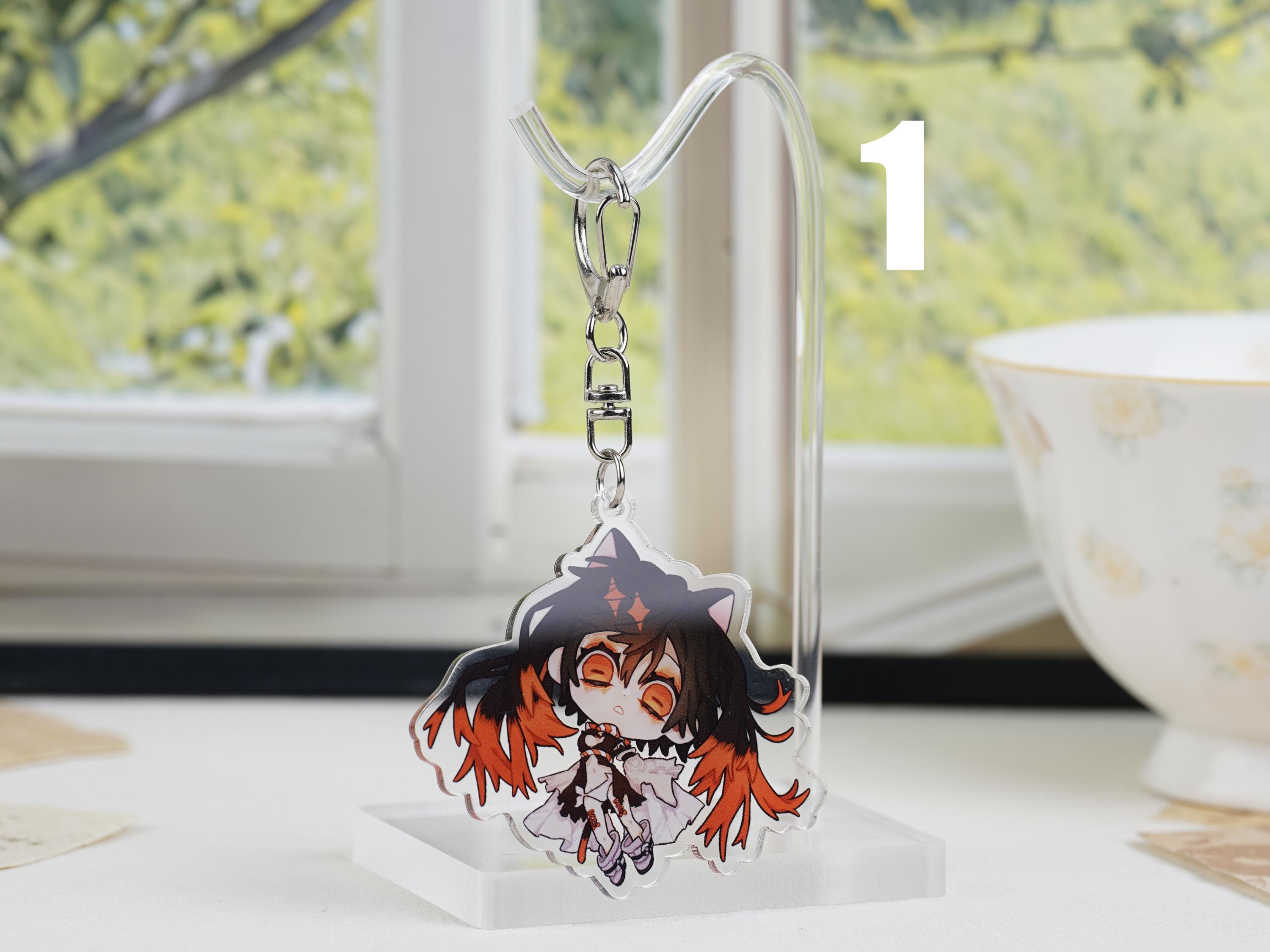 Zanka Keychain GACHIAKUTA Chibi Acrylic Keychain Set, Gachiakuta Anime Key Charm, Rudo ...