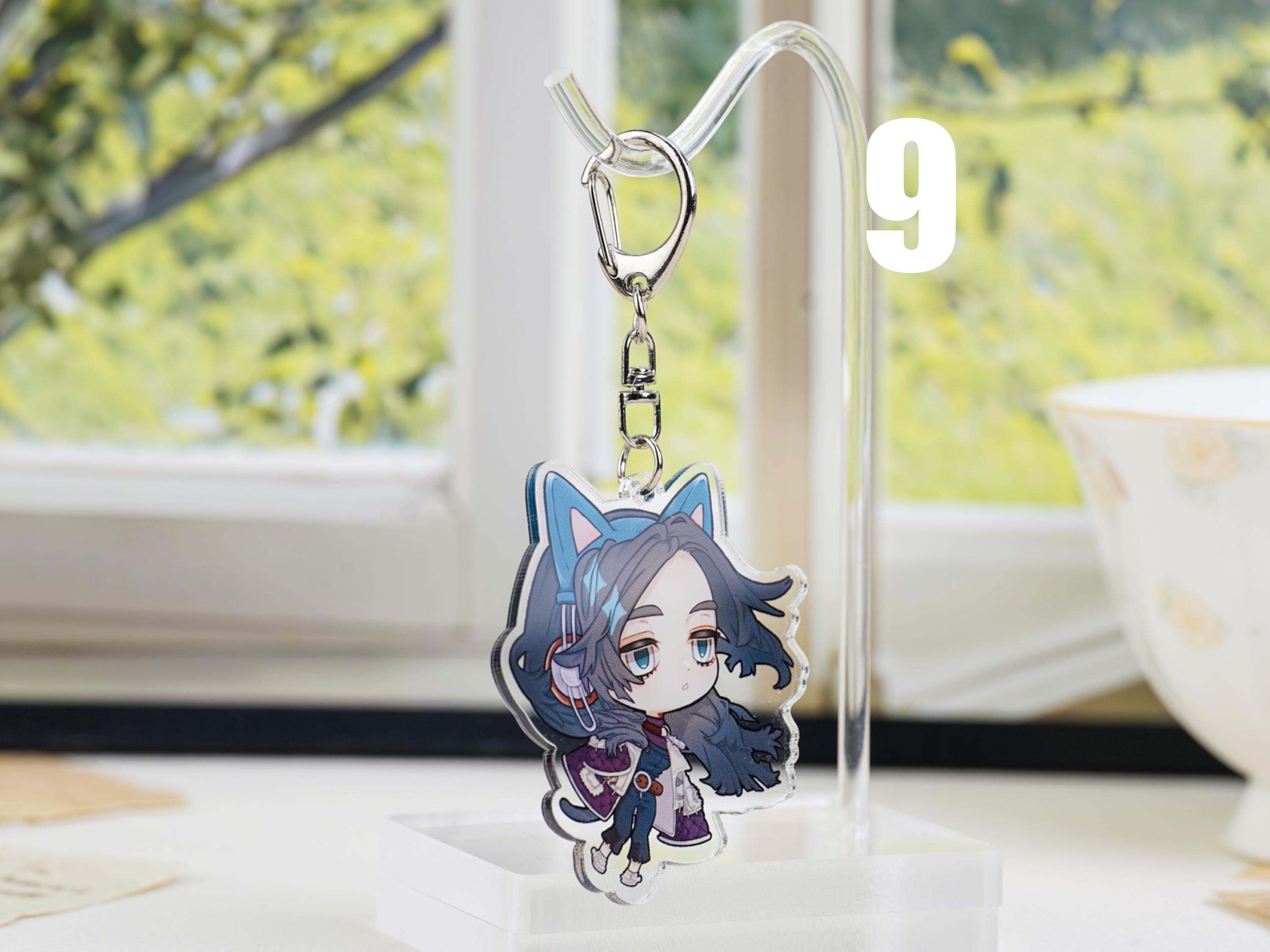 Zanka Keychain GACHIAKUTA Chibi Acrylic Keychain Set, Gachiakuta Anime Key Charm, Rudo ...