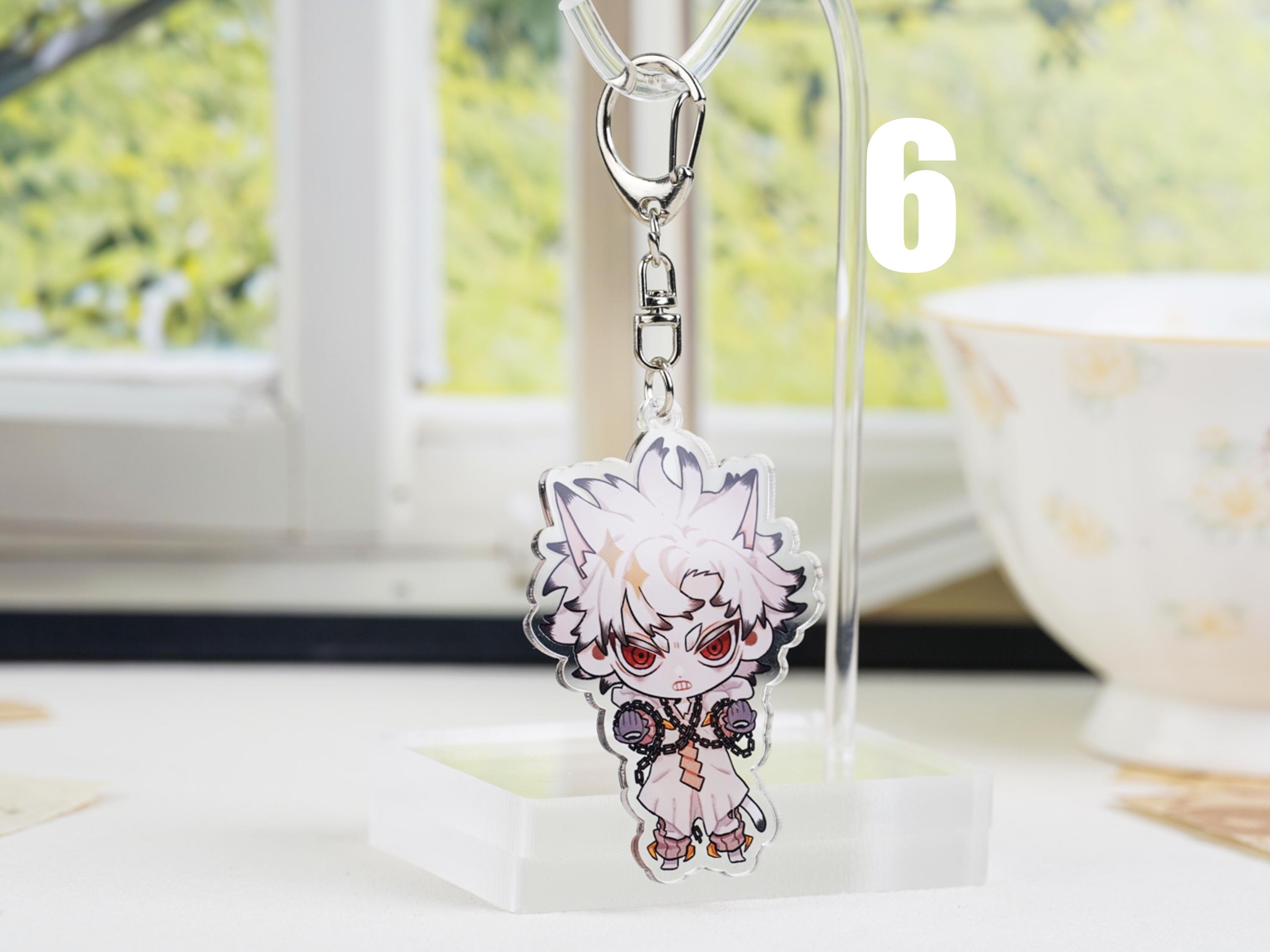 Zanka Keychain GACHIAKUTA Chibi Acrylic Keychain Set, Gachiakuta Anime Key Charm, Rudo ...