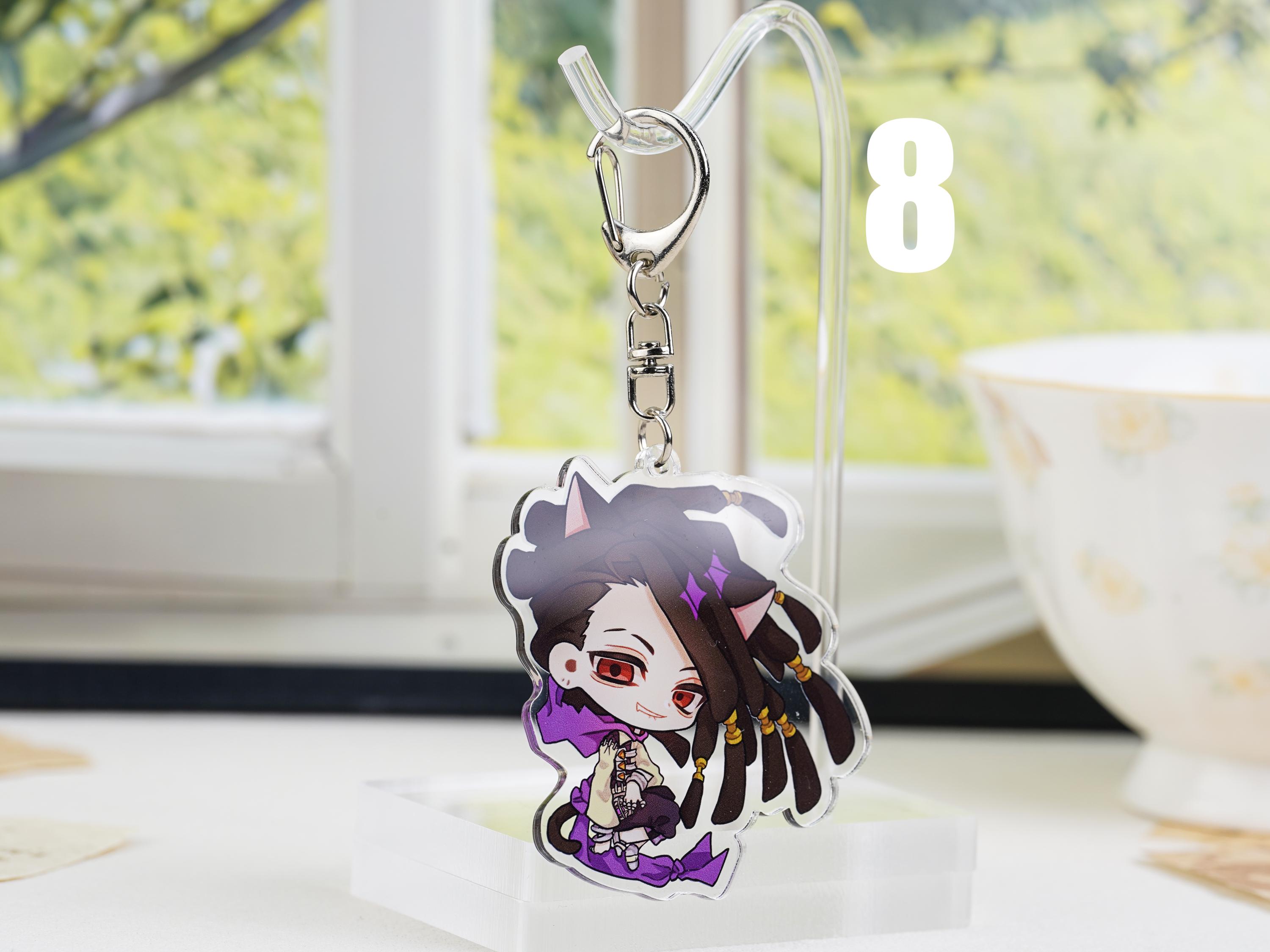 Zanka Keychain GACHIAKUTA Chibi Acrylic Keychain Set, Gachiakuta Anime Key Charm, Rudo ...