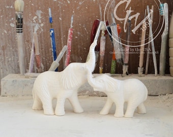 Ready to Paint - Elephants Small - Mikes Molds 274