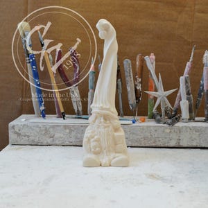 Pronto da dipingere - Gnomo con orsacchiotto - Ceramichrome 2432