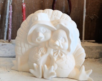Ready to Paint - Turkey Cuddles - Clay Magic 1564