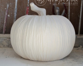 Ready to Paint - Large Straw Pumpkin - Donas D-800