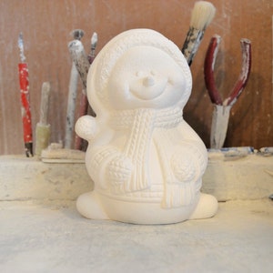 Ready to Paint - Moe Snowman - Clay Magic 2749