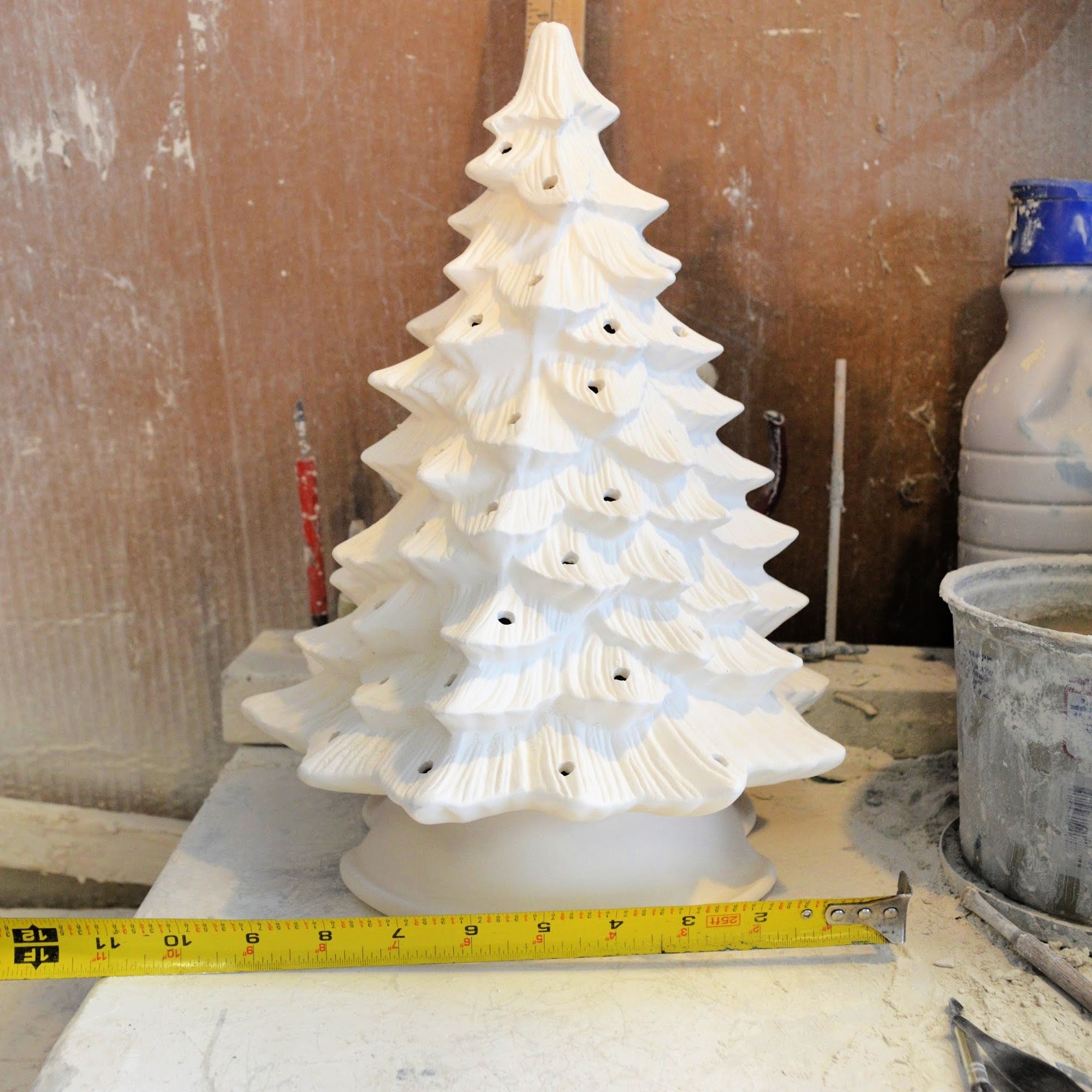 Ready to Paint - 14-inch Christmas Tree - Doc Holliday DH726 - Etsy