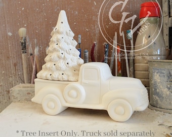 Listo para pintar - Inserto de árbol vertical para camioneta o tren - Clay Magic 4392