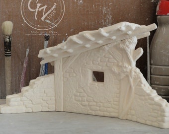 Ready to Paint - Creche Stable - Riverview 554