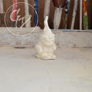 Pronto per dipingere - Gnomo sciatore - Ceramichrome 2435