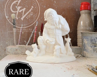 Ready to Paint - *RARE* Santa with Animals - Provincial P-993