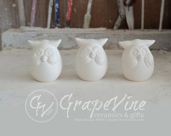 Ready to Paint - Eggspressions Owl - Donas D1202