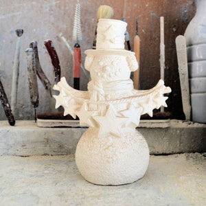 Ready to Paint - Snowman with Stars - Nowells 2665