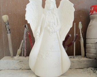 Ready to Paint - Homespun Garden Angel - Creative Paradise 4013
