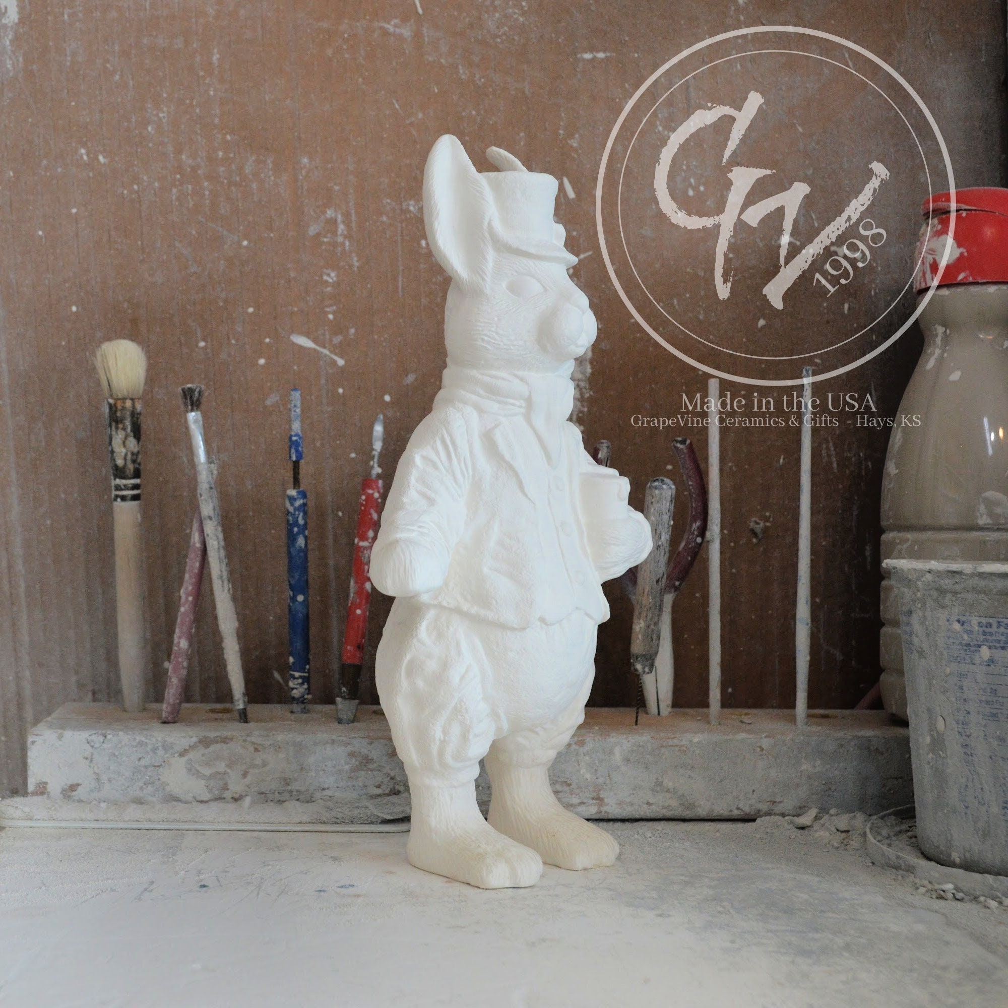 Ready to Paint - Draped Mr Rabbit - Kimple 1659 - Rare - Etsy