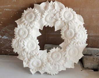Ready to Paint - Sunflower Wreath - Scioto S2633