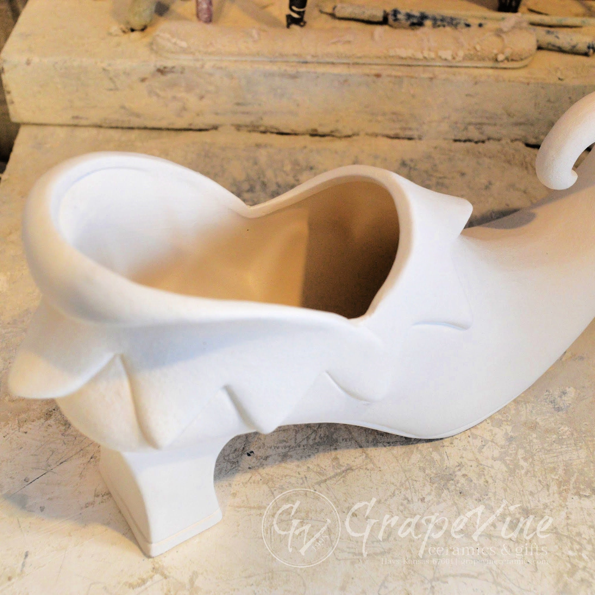 Ready to Paint - Elf Shoe Right - Clay Magic 3783 - Etsy