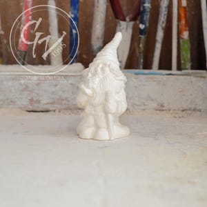 Ready to Paint - Gnome with Staff - Ceramichrome 2437