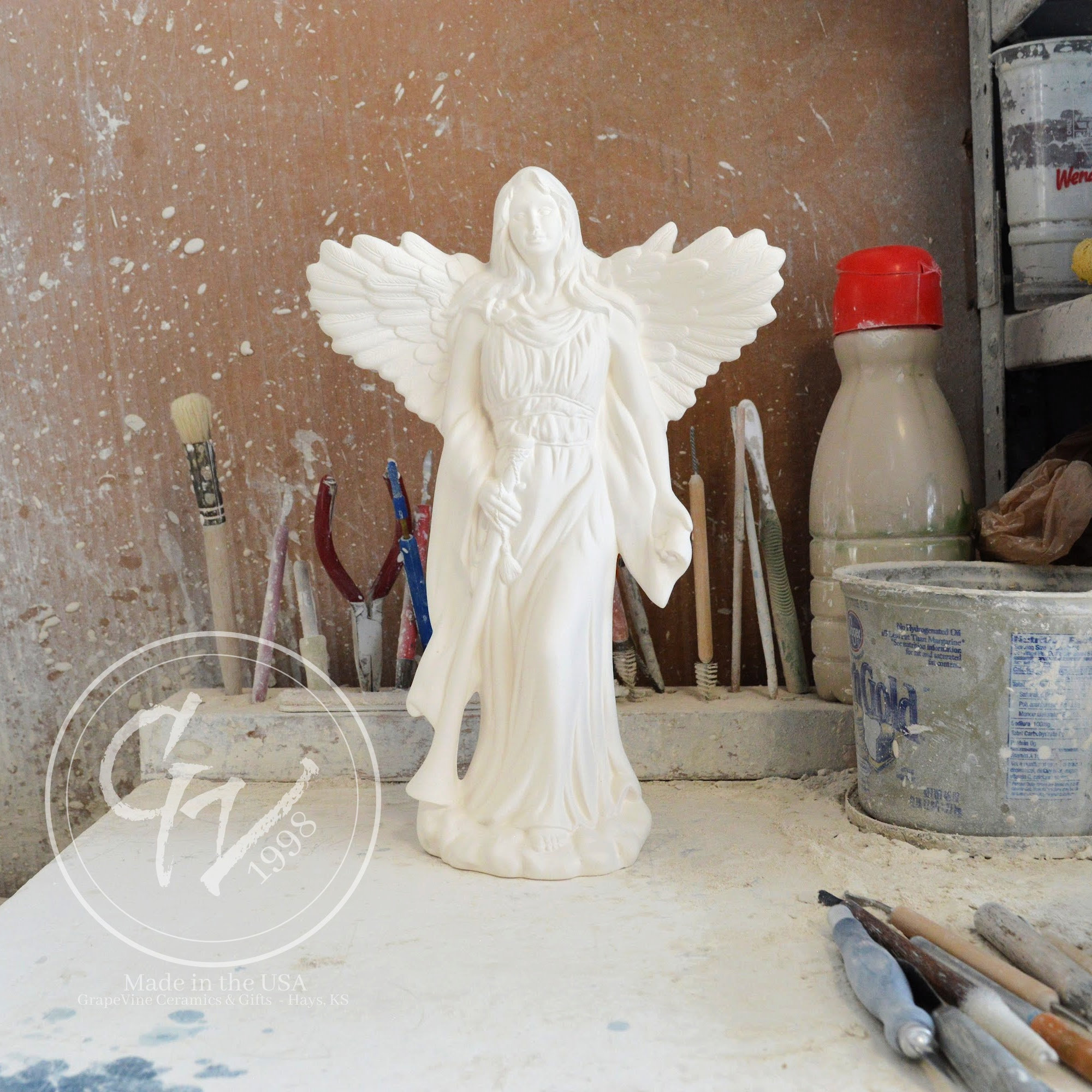 Ready to Paint - Female Millennium Angel- Kimple 3111