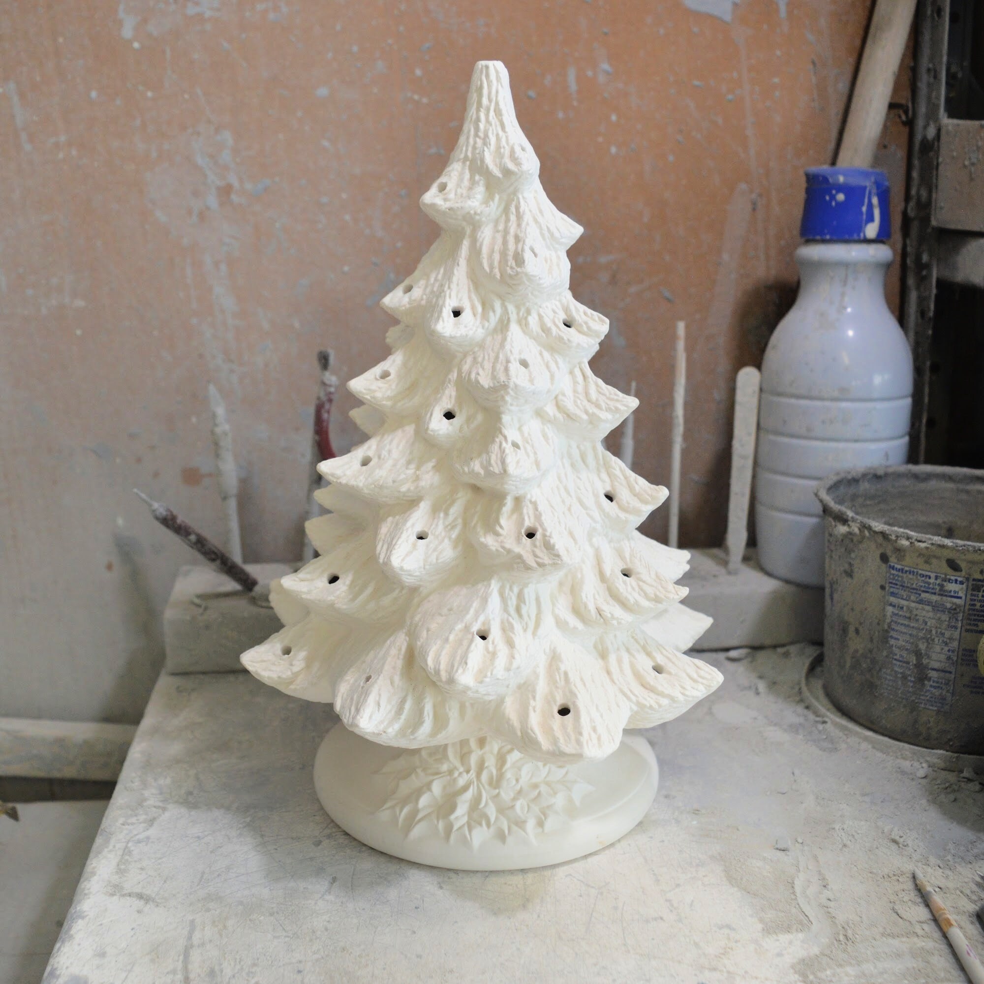 Ready to Paint - Medium Original Christmas Tree - Nowell 581 - Etsy
