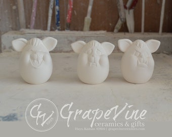 Ready to Paint - Eggspressions Bat - Donas D1201