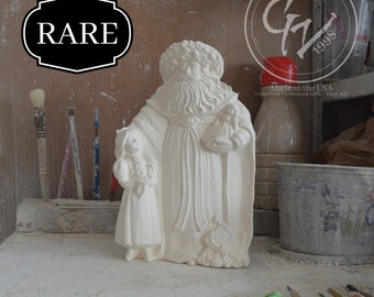 Ready to Paint - *RARE* Renaissance Weihnachtsmann mit Kind und Puppe - Gare 2504