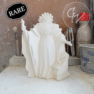 Ready to Paint - RARE Pine Cone Santa Santa - Gare 2366