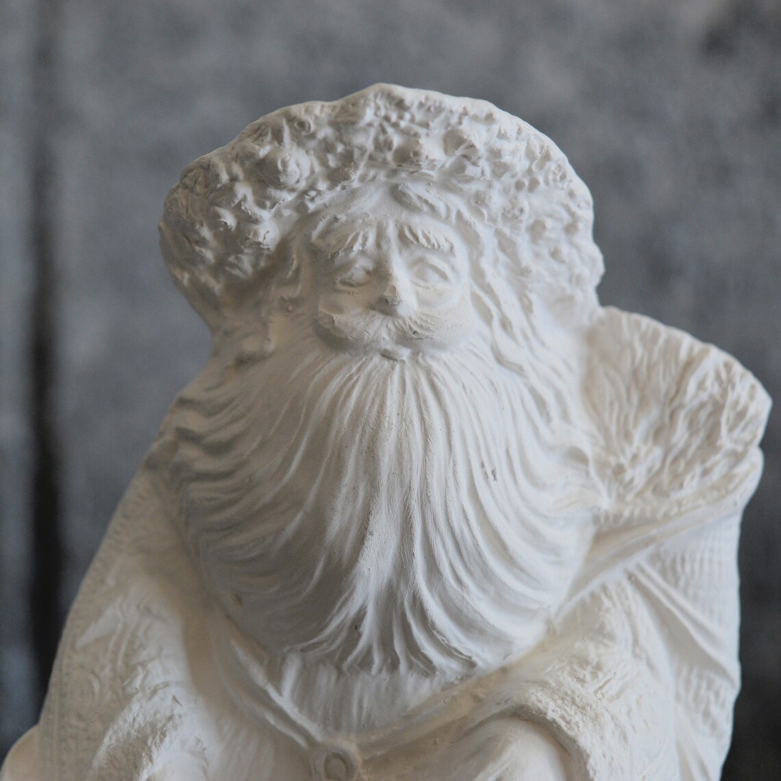 Ready to Paint Bisque - Small Renaissance Santa With Woodland Animals ...