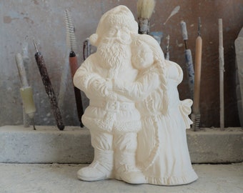 Ready to Paint - Mr. and Mrs. Santa - Nowells 2477