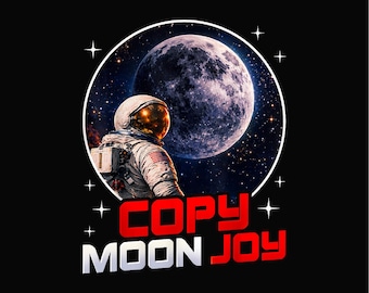 Copiar Moon Joy PNG, Moon Joy Artemis II PNG, Lunar Mission Png Shirt, Ciencia, Tendencias espaciales, Regalo para el regreso de la humanidad a la Luna