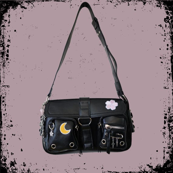 Grunge Y2k Purse Y2K Shoulder Bag Goth Kawaii Purse Jirai Kei 