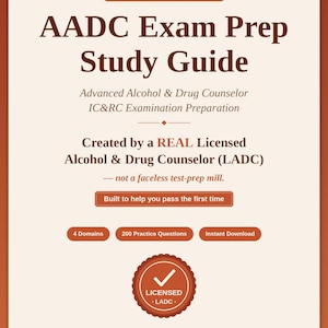 AADC Exam Prep Study Guide | 200 Practice Questions, 4 Domains (PDF Download)