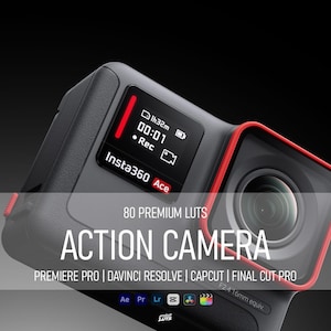 Action Camera LUT Bundle | GoPro, DJI, Insta360 Cinematic Color Grading (Digital Download)