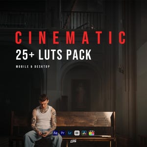 25 Cinematic LUTs Pack | Mini Video LUT Bundle for Premiere Pro, DaVinci Resolve, Final Cut Pro & CapCut imagen 1