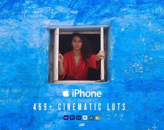 Oltre 469 LUT cinematografiche per iPhone compatibili con Apple Log / LUT per la correzione del colore su iPhone / CapCut, Final Cut, DaVinci Resolve