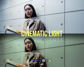 Paquete de LUTs de iluminación cinematográfica / 21 LUTs cinematográficas para Premiere Pro, DaVinci Resolve, After Effects y CapCut
