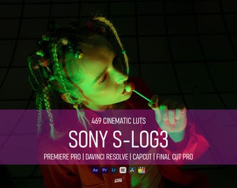 Sony S-Log3 Cinematic LUTs Bundle | Film Look Color Grading Pack (Digital Download)